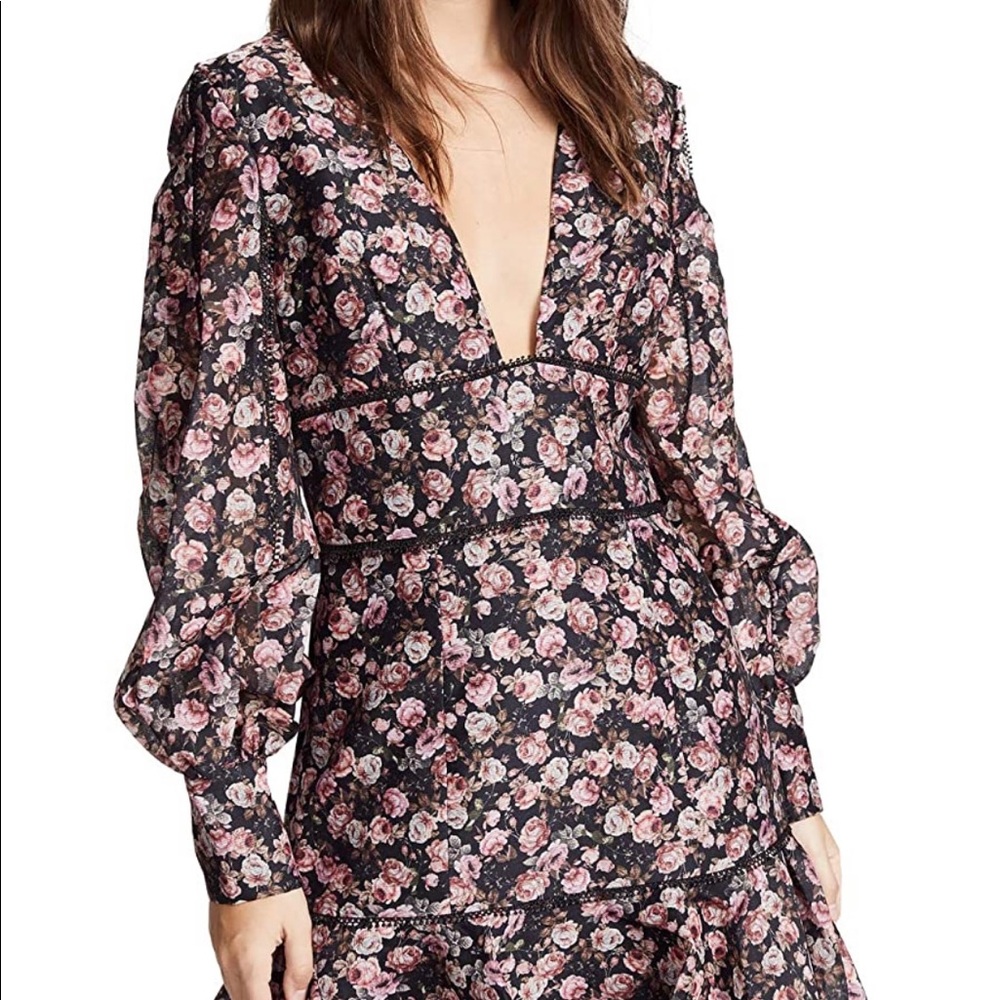 Keepsake Floral Mini Dress